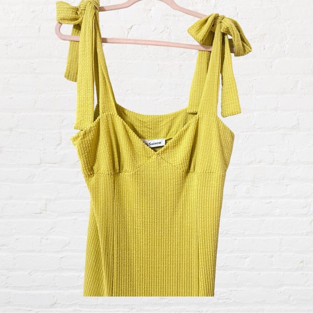 NEW EN SAISON Midi Dress With Godets size large - Picture 3 of 10
